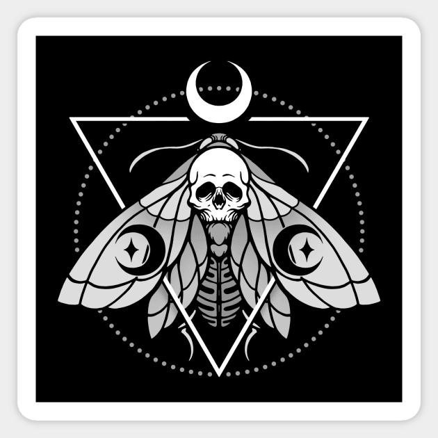 Mystic Moth Sticker by Deniart